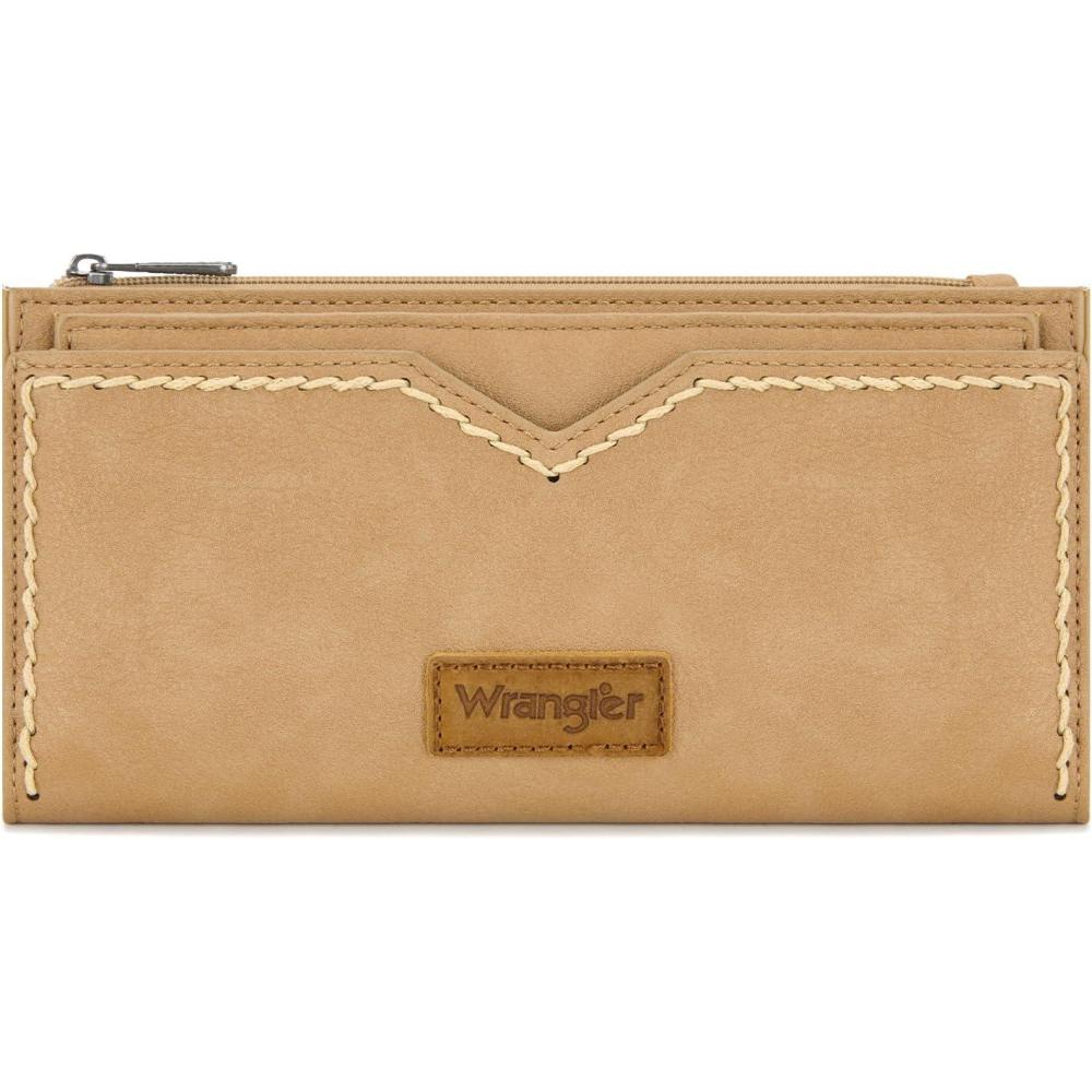 imageMontana West Wrangler Womens Wallets Bifold RFID Blocking Wallets for Women Clutch Crdeit Card Holder with Zipper Coin Pockets Turquoise WG377W213TQKhaki