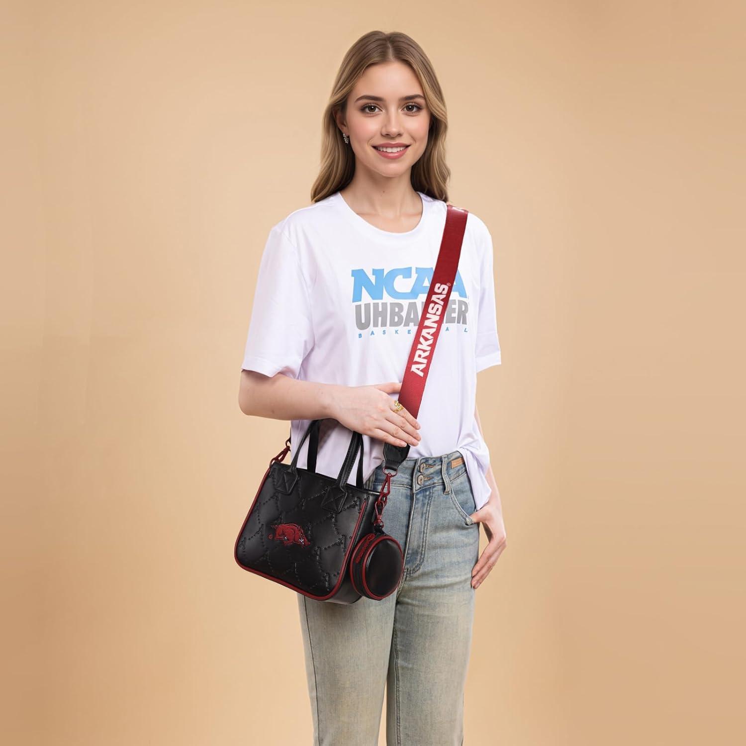 imageHogs Small Crossbody Bag for Women Top Handle Shoulder PursesHandbag Tote Bag Satchel with ZipperWallet Bundle