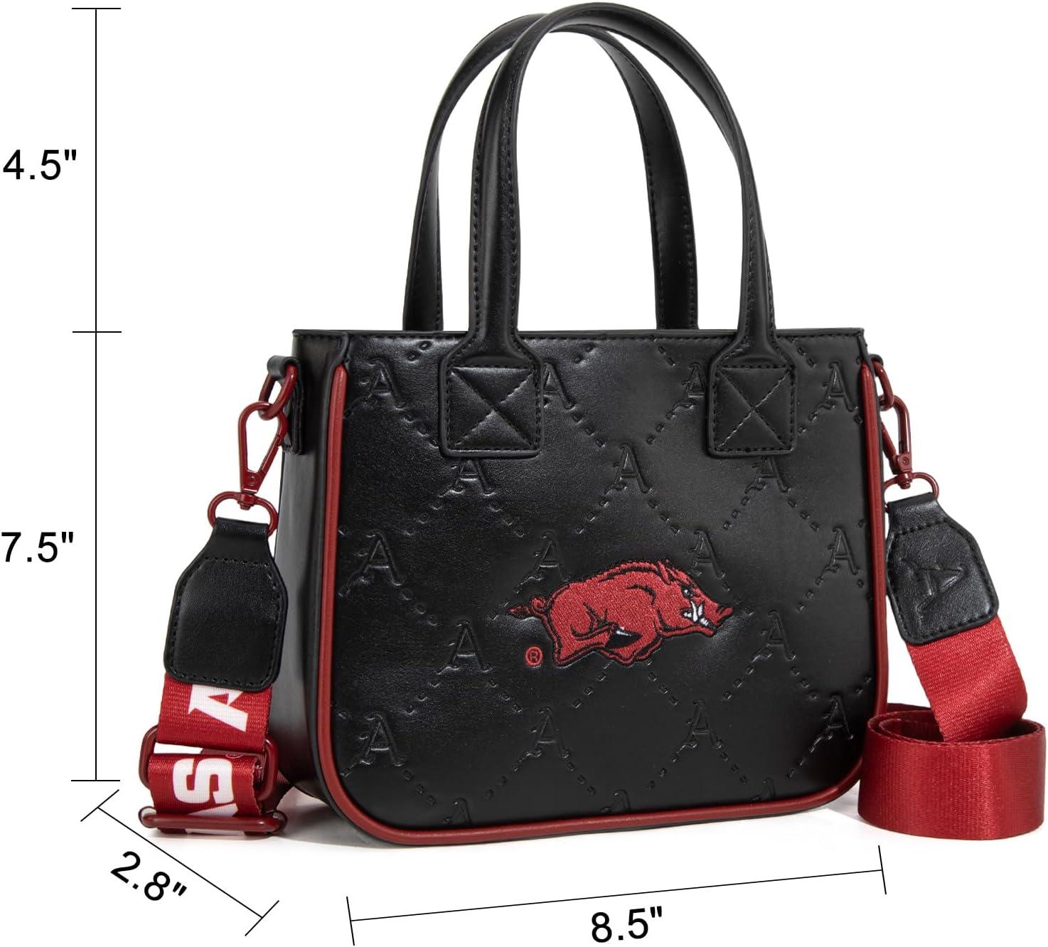 imageHogs Small Crossbody Bag for Women Top Handle Shoulder PursesHandbag Tote Bag Satchel with ZipperWallet Bundle