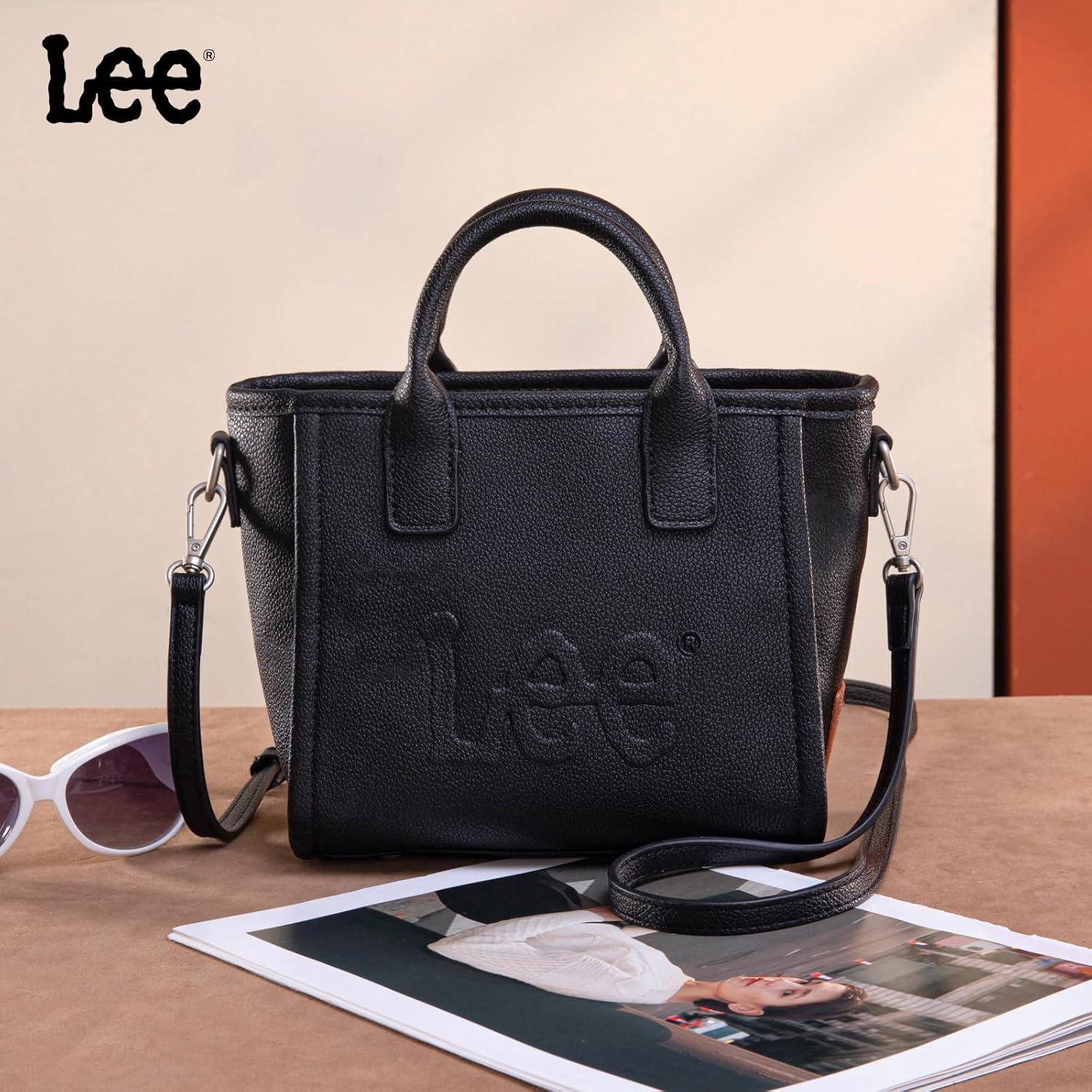imageLee Tote amp Bucket Bag Combo Minimalist Vegan Leather amp Plaid Duo for Everyday Style