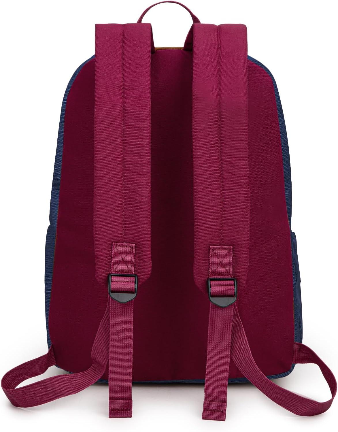 imageMontana West Backpack for Women Men 2 PCS Lightweight College Bookbags Casual Daypack Backpacks for Commute amp TravelBlack Navy