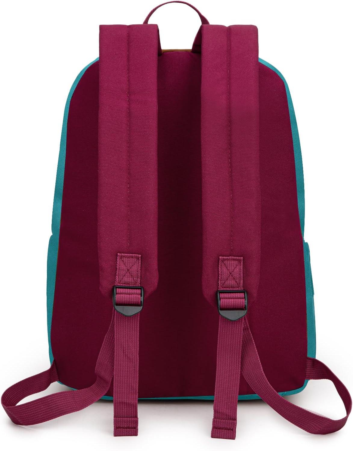 imageMontana West Backpack for Women Men 2 PCS Lightweight College Bookbags Casual Daypack Backpacks for Commute amp TravelBlack Turquoise