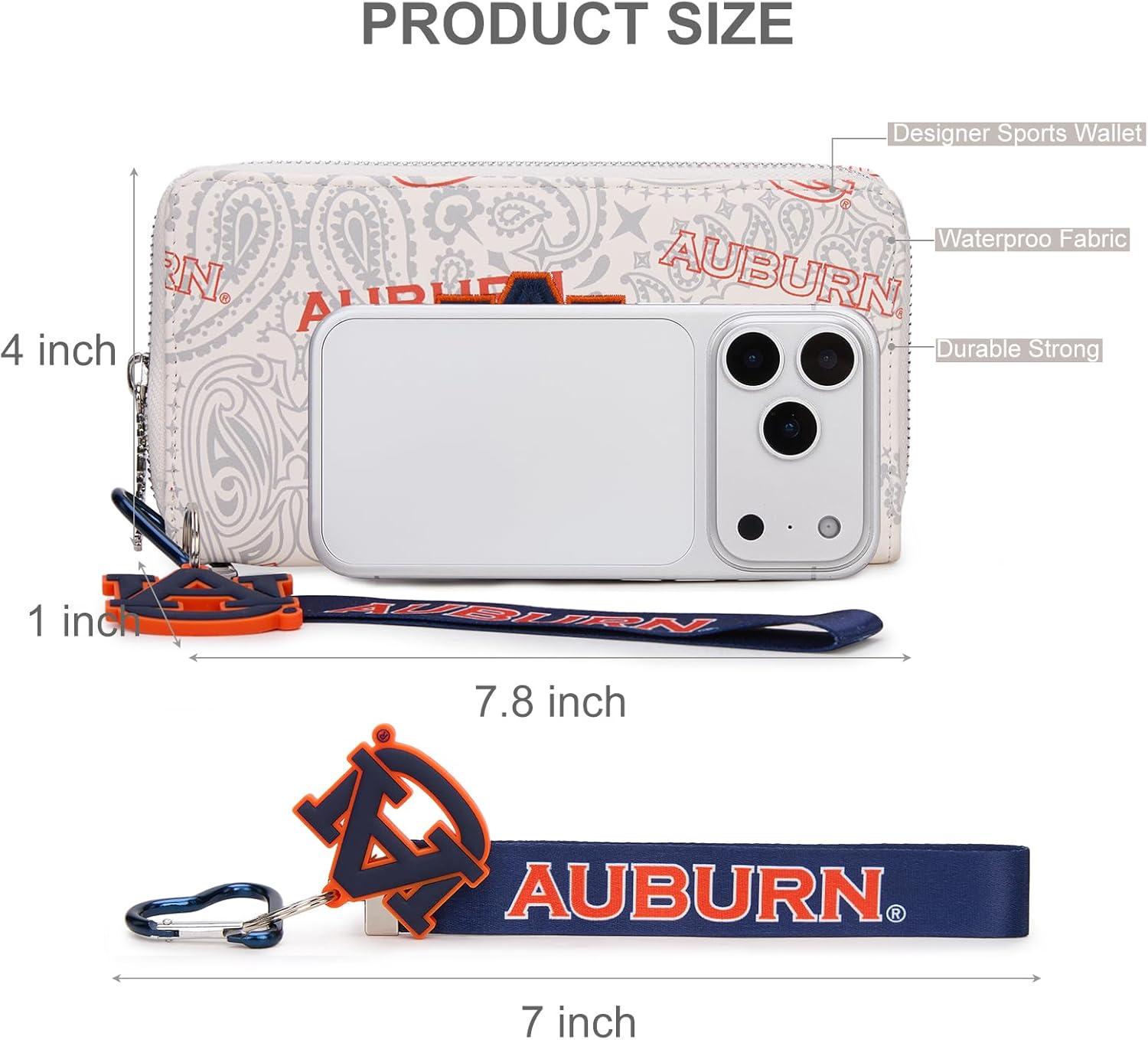 imageMontana West NCAA Team Officially Licensed Wristlet Purse for Women Stadium Wristlet Clutch with Keychain Small Game DayAfukhaki