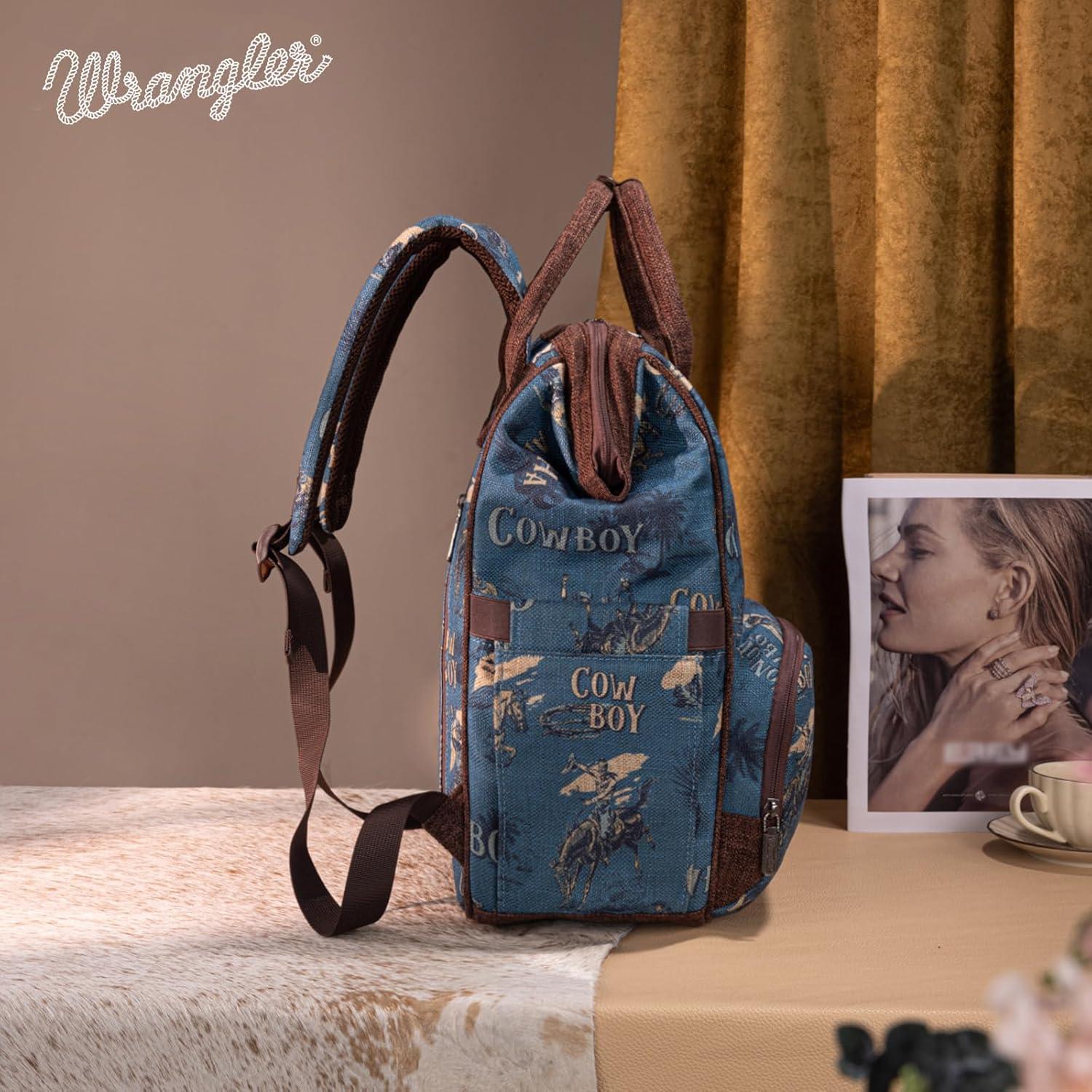 imageMontana West Wrangler Backpack for Women Western Casual Daypack for College Travel WorkCowboy Jean