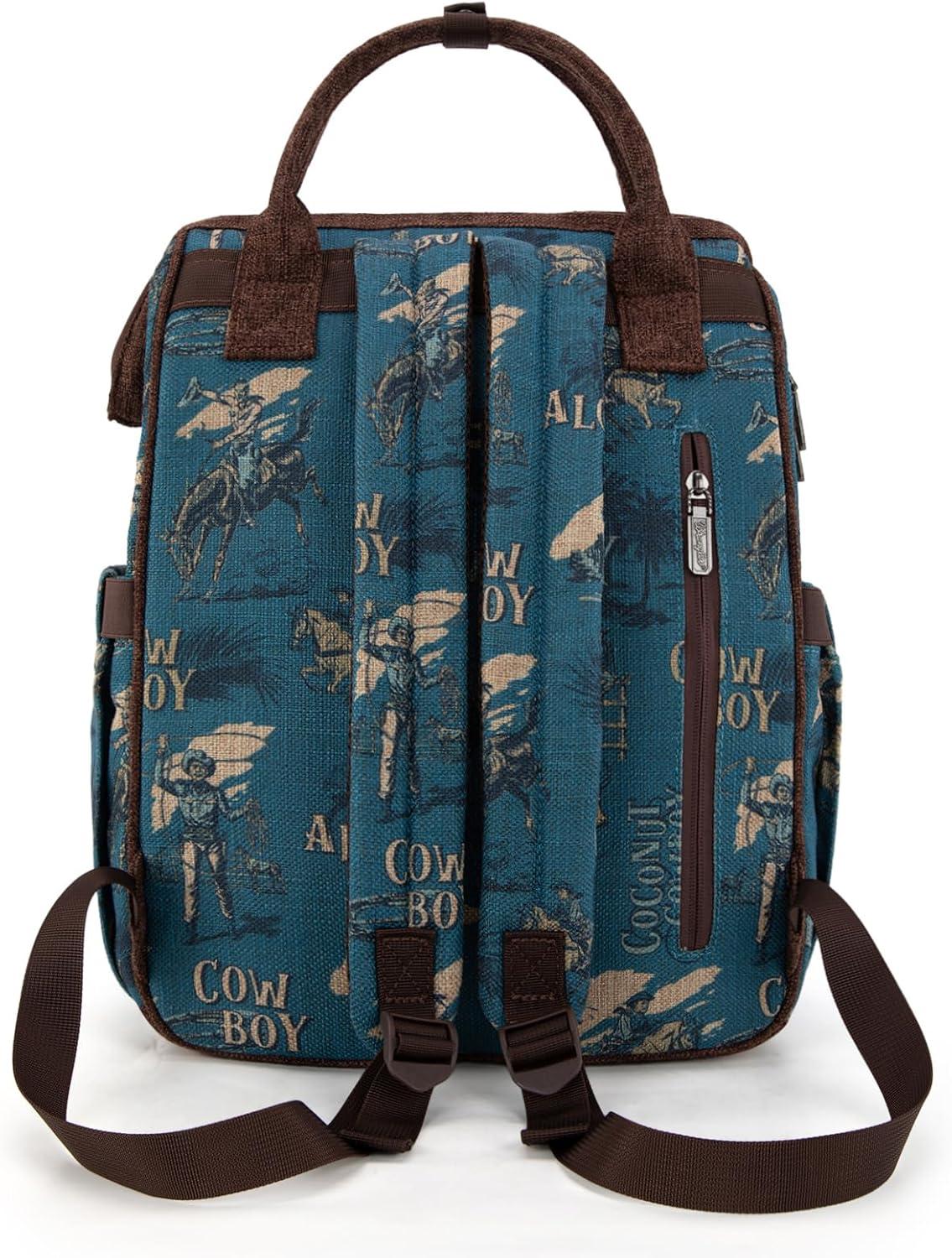 imageMontana West Wrangler Backpack for Women Western Casual Daypack for College Travel WorkCowboy Jean