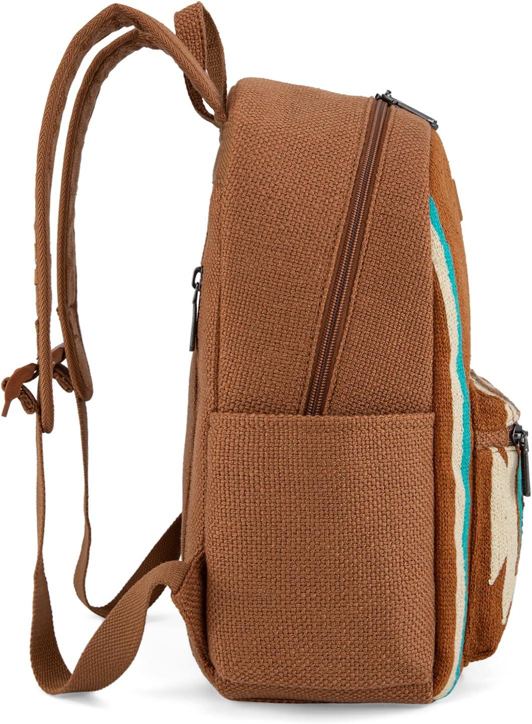 imageMontana West Wrangler Backpack for Women Western Casual Daypack for College Travel WorkSiena Brown