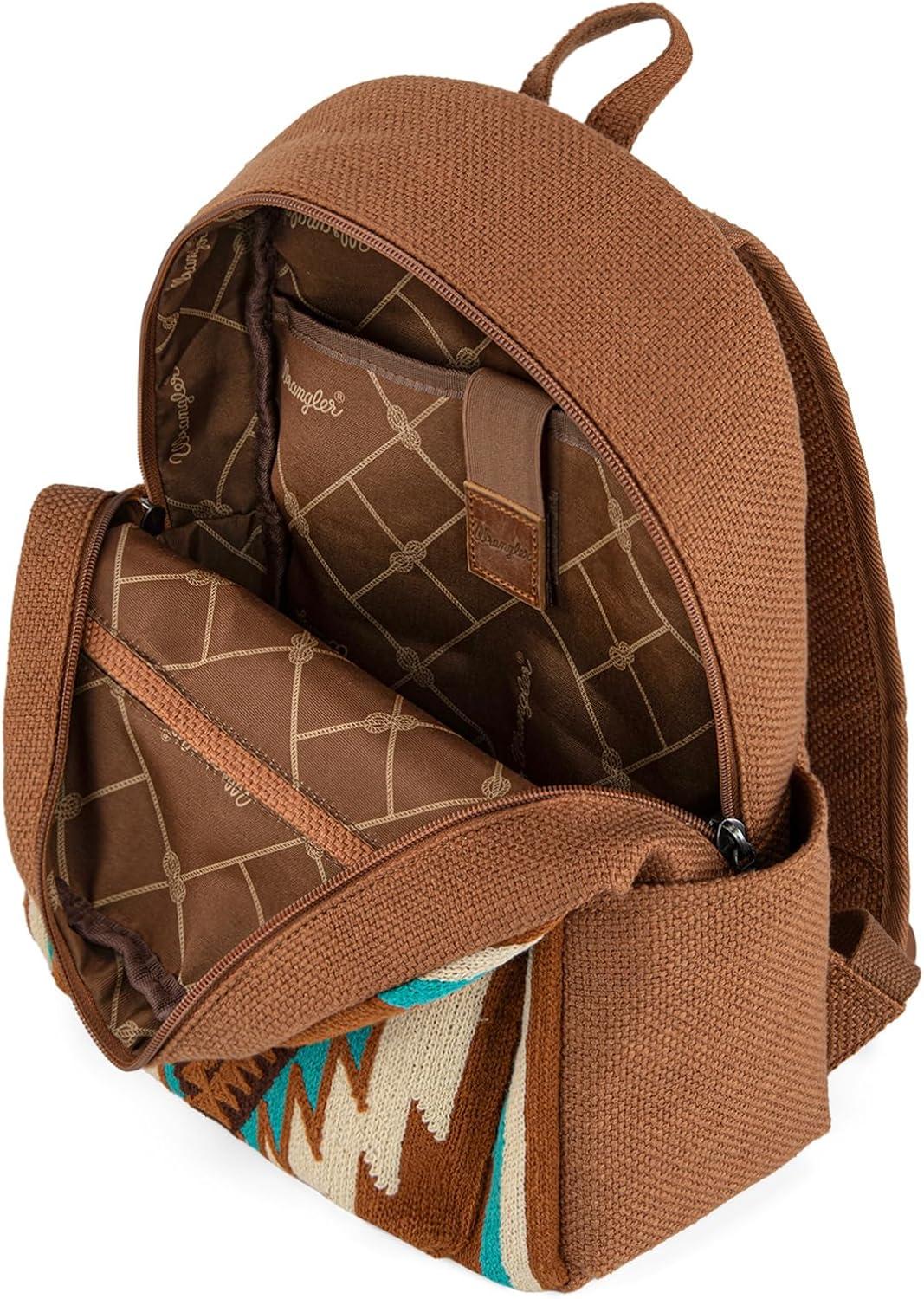 imageMontana West Wrangler Backpack for Women Western Casual Daypack for College Travel WorkSiena Brown