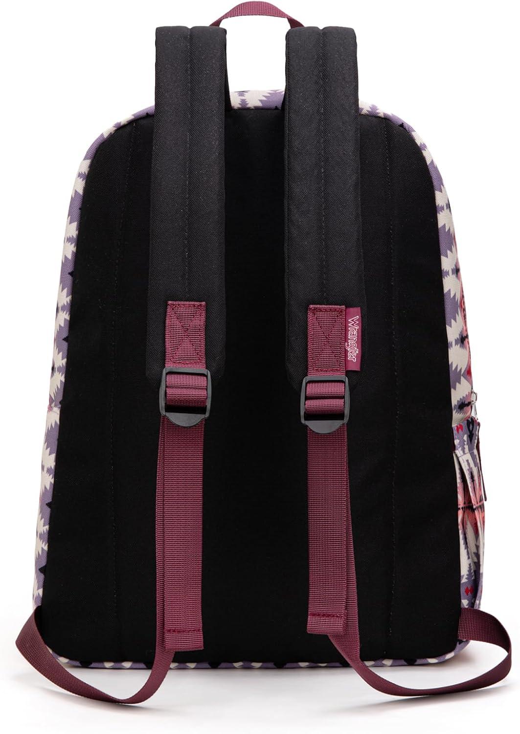 imageMontana West Wrangler Lightweight Backpack for Women Water Resistant 800D Casual Daypack for College Commute Travel amp GymAztec Light Violet