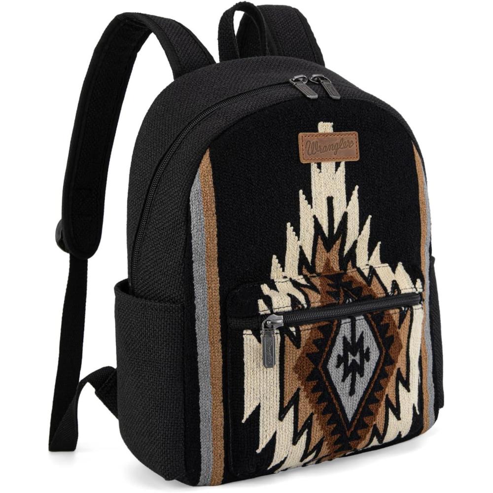 imageMontana West Wrangler Backpack for Women Western Casual Daypack for College Travel WorkIntense Black