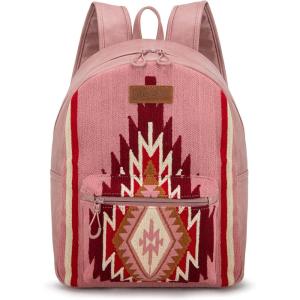Montana West Wrangler Backpack for Women Western Casual Daypack for College Travel Work(Light Blush)