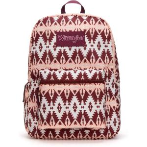 Montana West Wrangler Lightweight Backpack for Women Water Resistant 800D Casual Daypack for College, Commute, Travel & Gym(Aztec Brown)