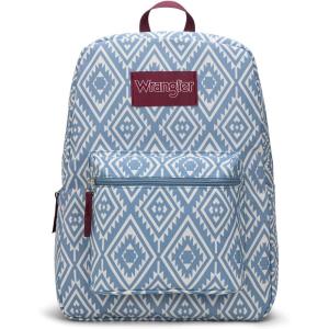 Montana West Wrangler Lightweight Backpack for Women Water Resistant 800D Casual Daypack for College, Commute, Travel & Gym(Aztec Jean)