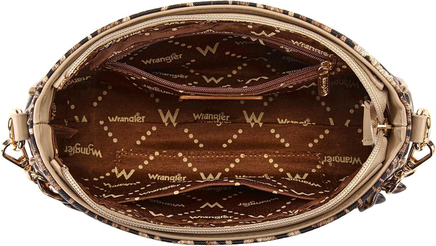 imageWrangler Small Womens Shoulder Bag Retro Cheetah Clutch Purse with Acrylic ChainLeopard