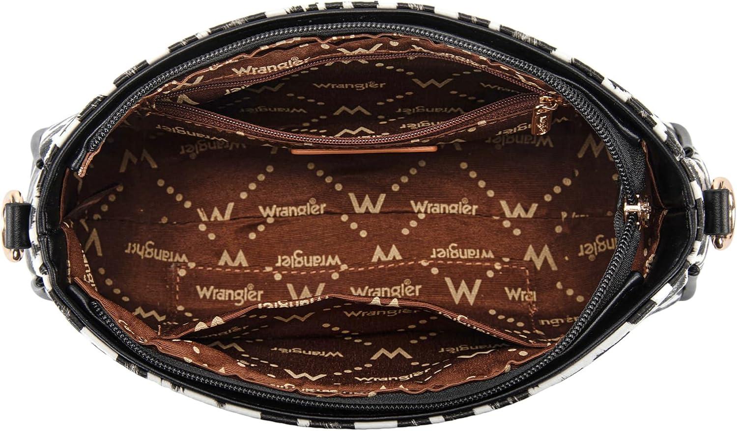 imageWrangler Small Womens Shoulder Bag Retro Cheetah Clutch Purse with Acrylic ChainLeopard Black