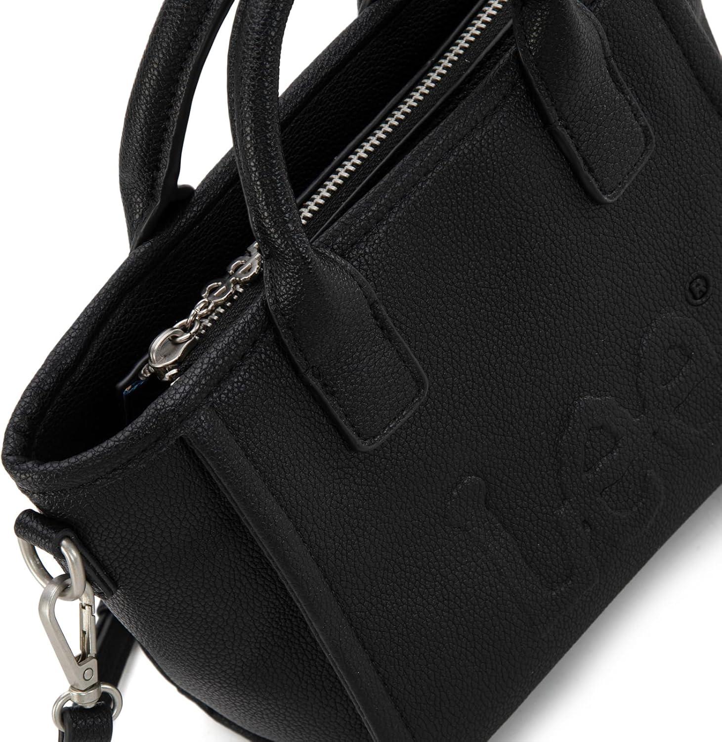 imageMontana West x Lee Small Tote Bag for Women Crossbody Purse amp Handbags with Adjustable StrapBlack