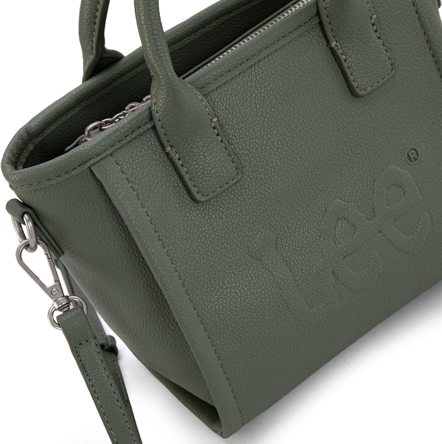 imageMontana West x Lee Small Tote Bag for Women Crossbody Purse amp Handbags with Adjustable StrapGreen