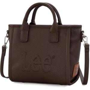 Montana West x Lee Small Tote Bag for Women Crossbody Purse & Handbags with Adjustable Strap(Coffee)