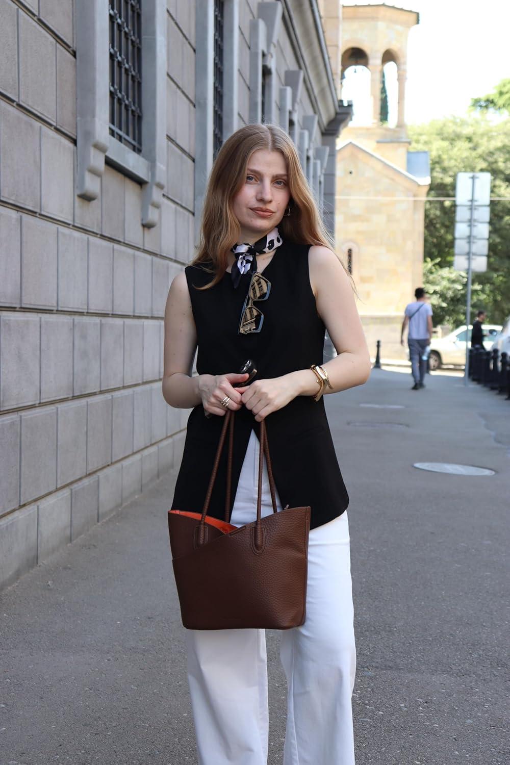 imageMontana West Tote Bag for Women Hobo Shoulder Purses and HandbagsCaramel Brown