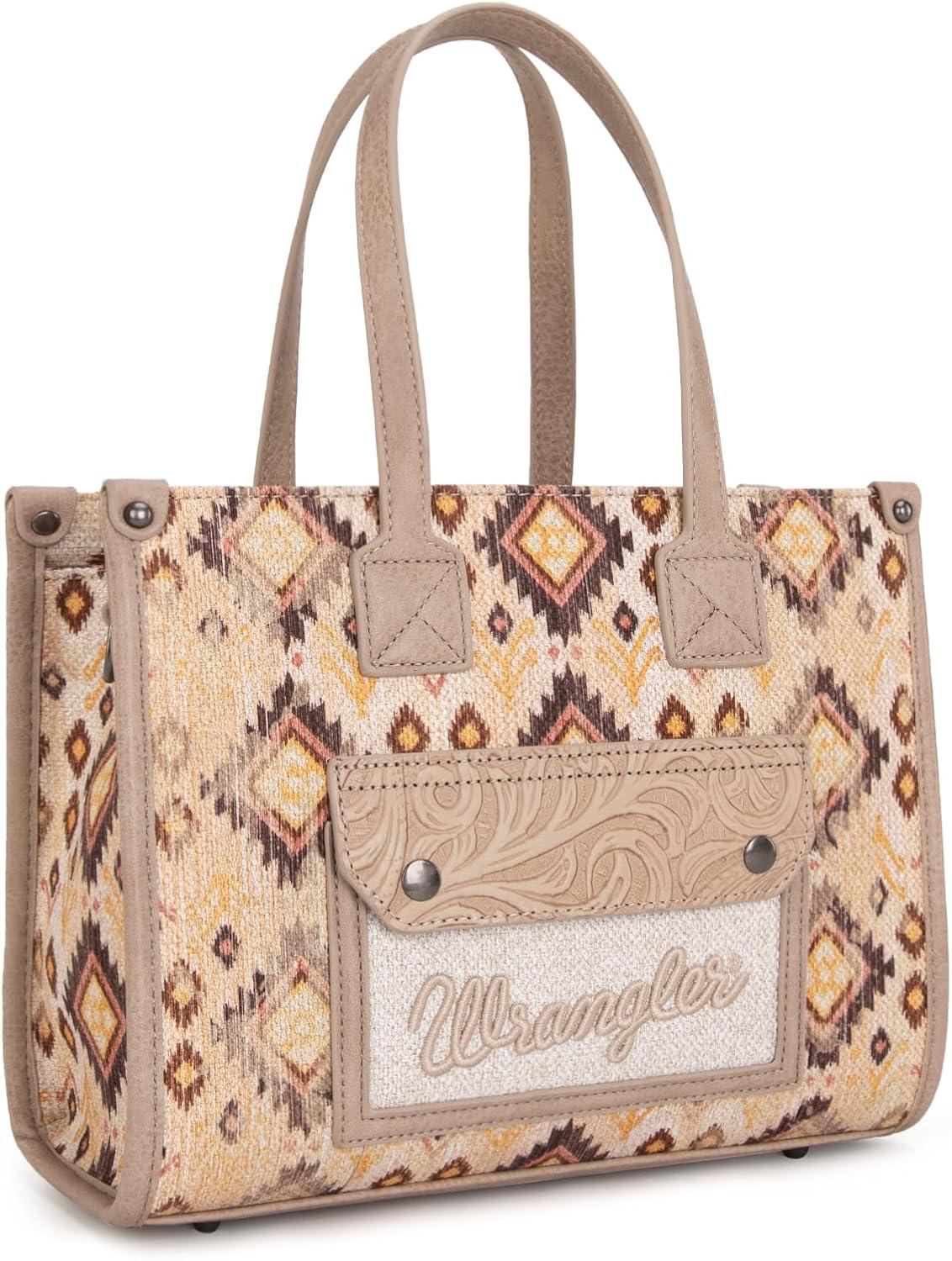 imageMontana West Wrangler Aztec Tote Bag for Women Western Purses and HandbagsAngeltan