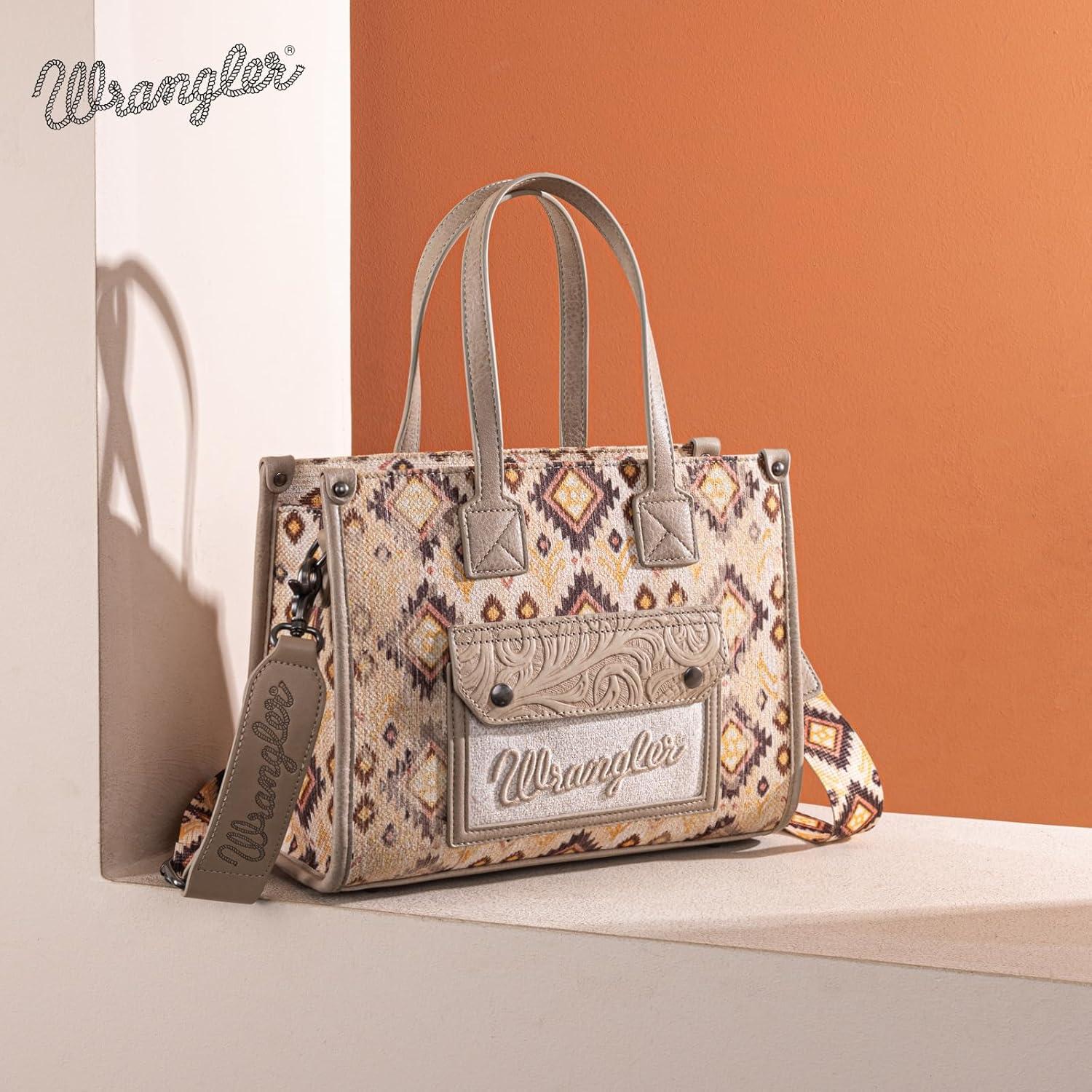 imageMontana West Wrangler Aztec Tote Bag for Women Western Purses and HandbagsAngeltan
