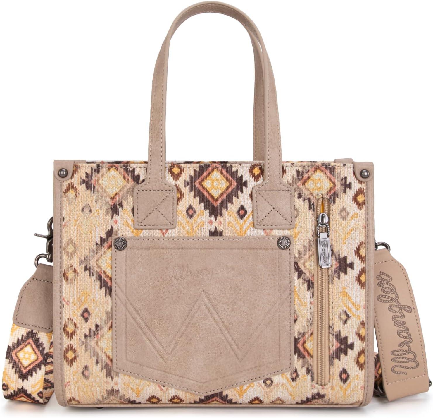 imageMontana West Wrangler Aztec Tote Bag for Women Western Purses and HandbagsAngeltan
