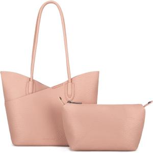 Montana West Tote Bag for Women Hobo Shoulder Purses and Handbags(Dull Pink)