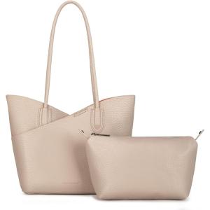 Montana West Tote Bag for Women Hobo Shoulder Purses and Handbags(Pale Khaki)