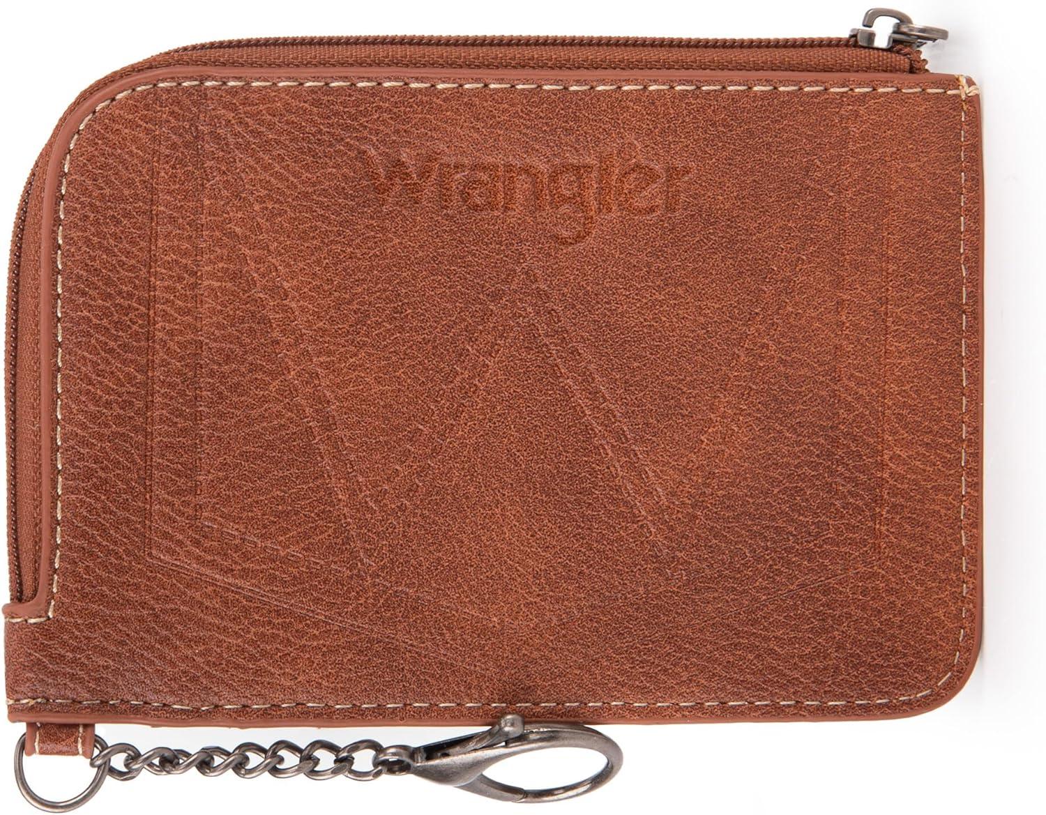 imageMontana West Wrangler Cow Print Wallets for Women Boho Western Card Holder WG133W005TNAngel Diamond Turquoise