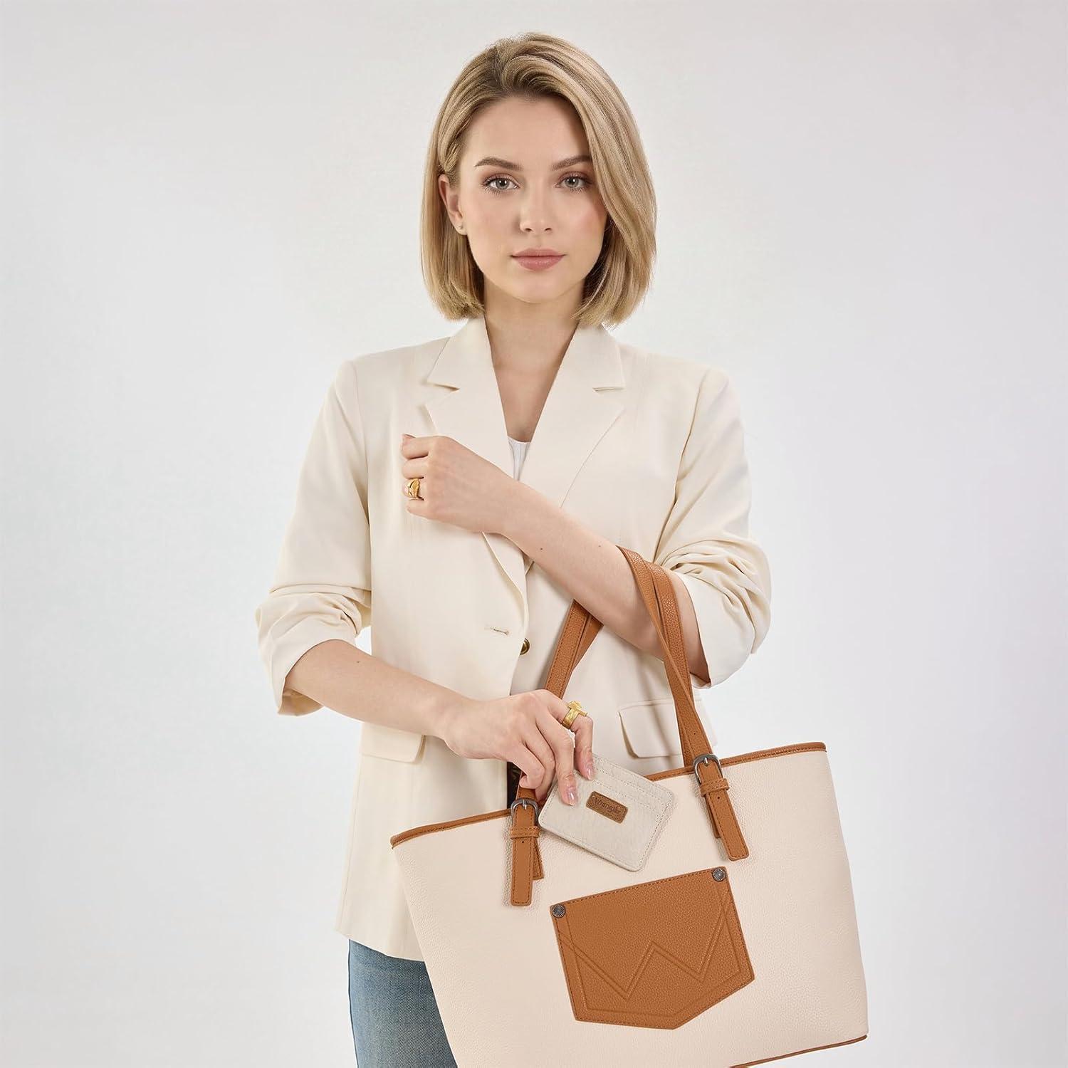 imageMontana West Wrangler Credit Card Holder for Women Wallet Card Case Small Ladies Female Pocket WalletBeige