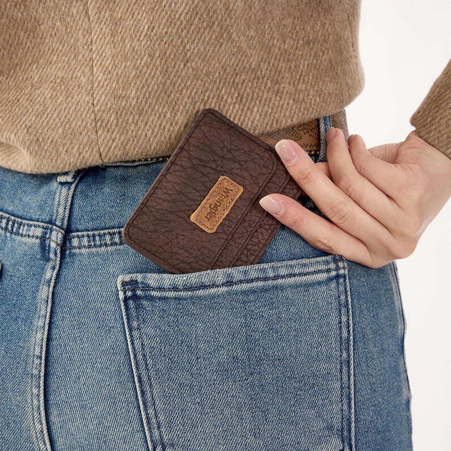 imageMontana West Wrangler Credit Card Holder for Women Wallet Card Case Small Ladies Female Pocket WalletCoffee