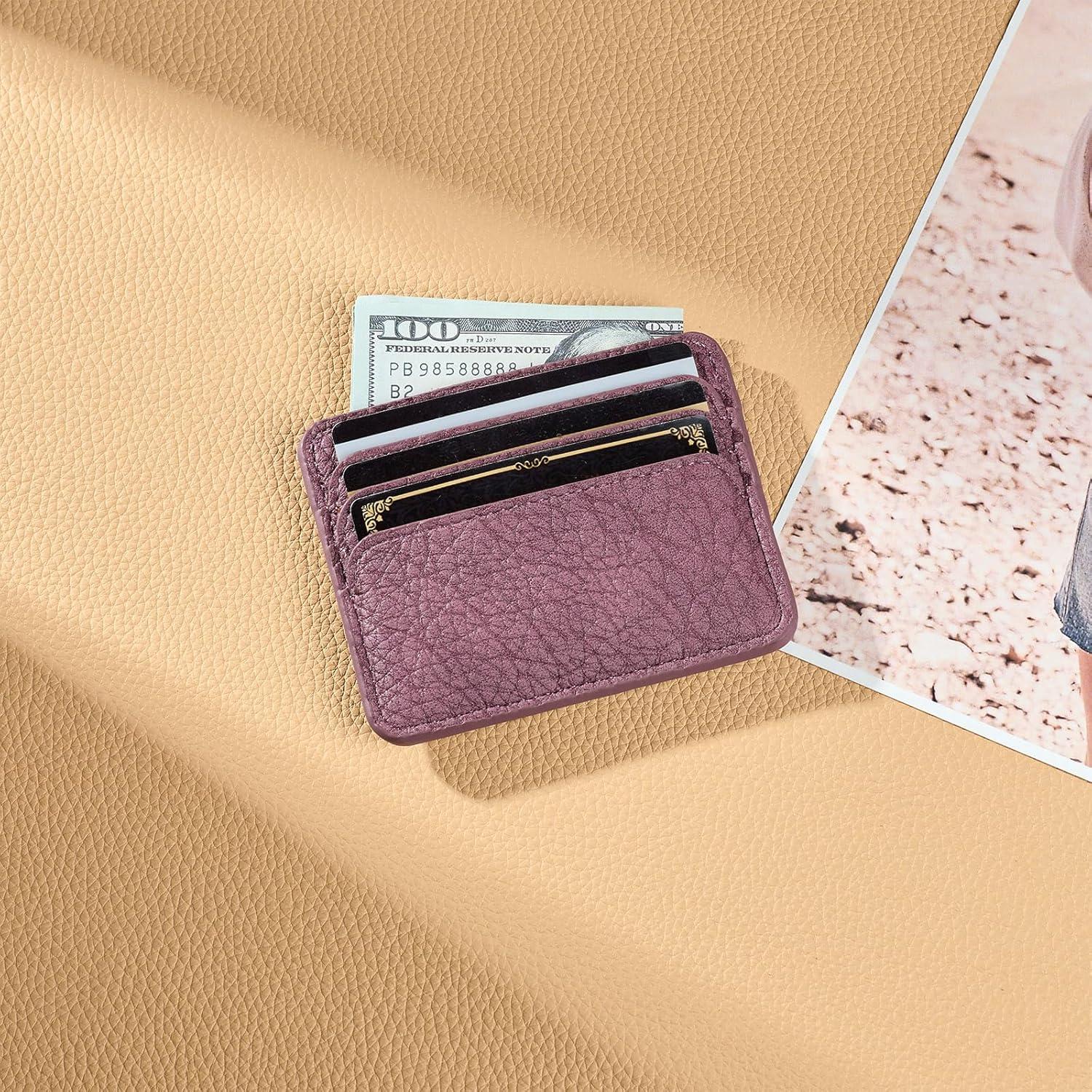 imageMontana West Wrangler Credit Card Holder for Women Wallet Card Case Small Ladies Female Pocket WalletDark Purple