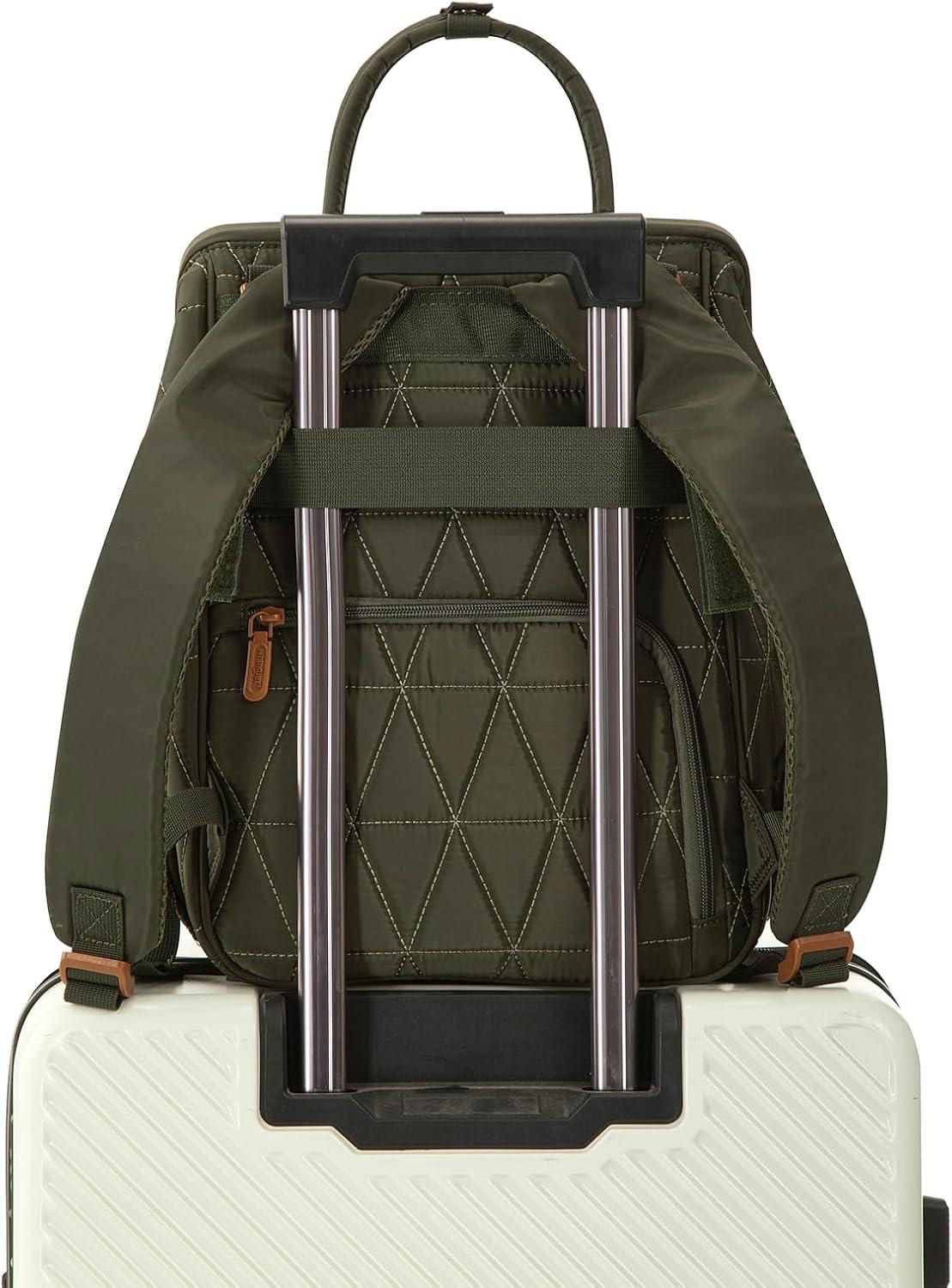 imageMontana West Wrangler Diaper Bag Backpack Baby Essentials Bag Quilted Travel Backpacks with Insulated Pockets Portable Changing Pad Stroller Straps Pacifier CaseGreen