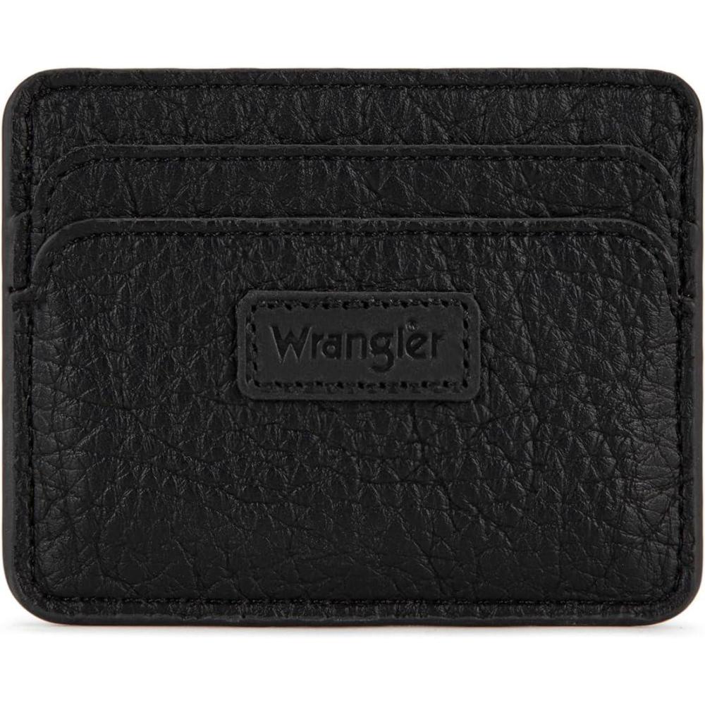 imageMontana West Wrangler Credit Card Holder for Women Wallet Card Case Small Ladies Female Pocket WalletJet Black