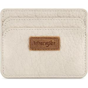 Montana West Wrangler Credit Card Holder for Women Wallet Card Case Small Ladies Female Pocket Wallet(Beige)