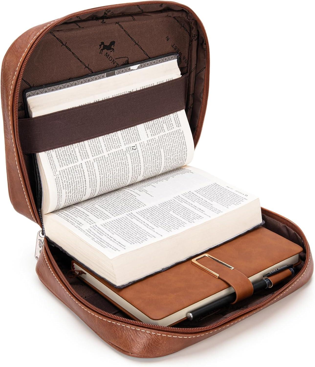 imageMontana West Western Style Embroidered Bible Covers for Women Men Book Carrying Case Church Bag Outdoor Bible ProtectiveElegant Style