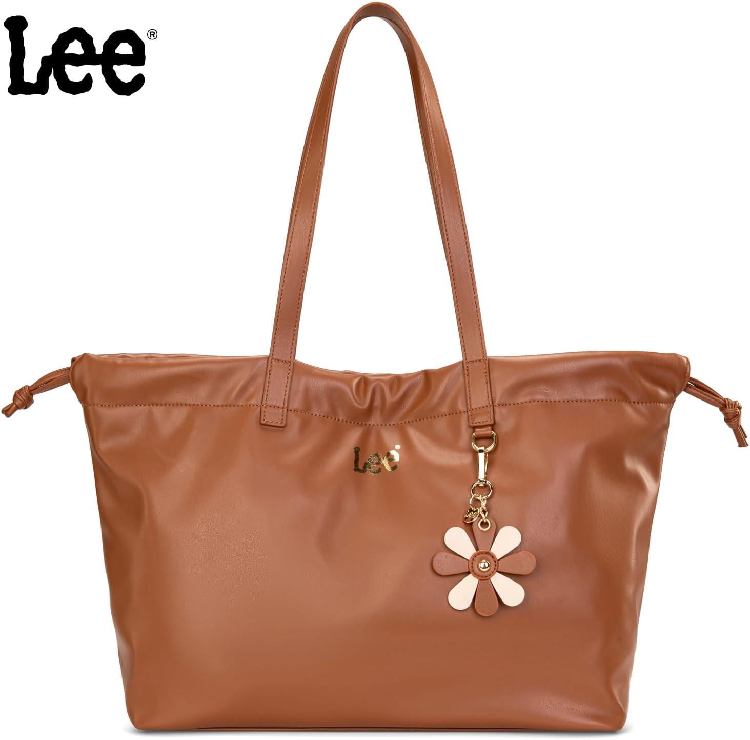 imageMONTANA WEST x Lee Drawstring Crossbody Bag for Women PU Leather Small Vintage Dustbag Style Shoulder Bag PurseBrown