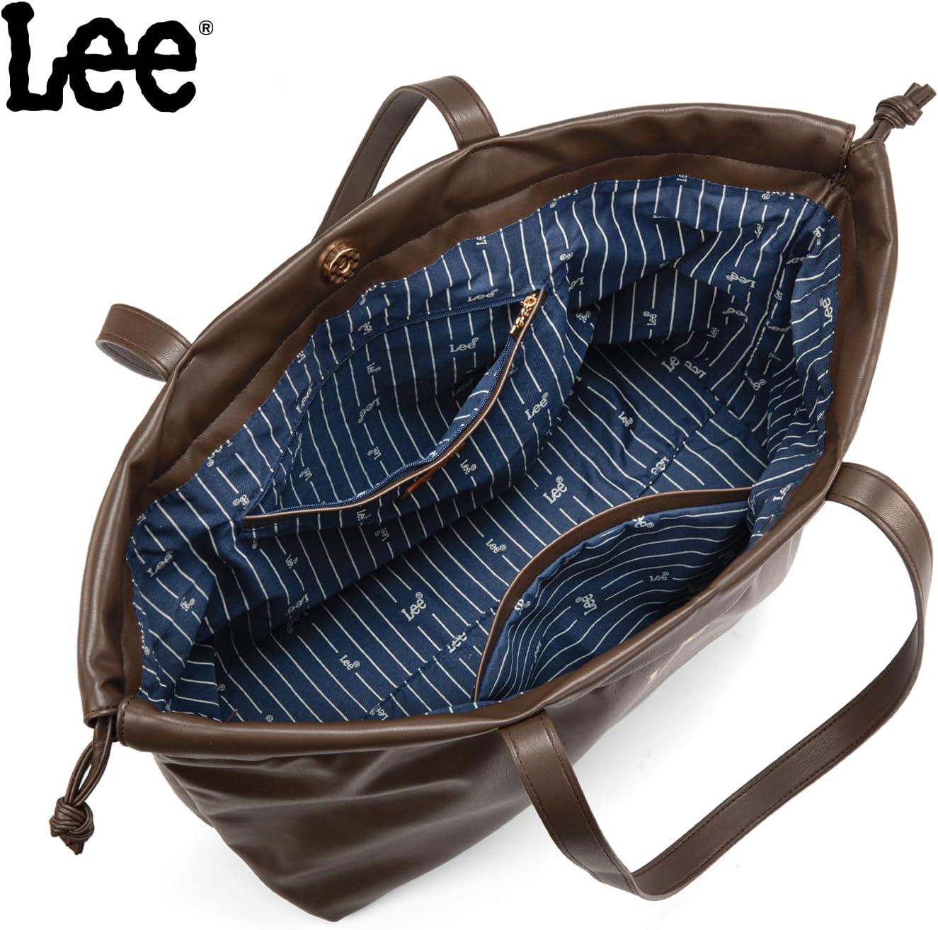 imageMONTANA WEST x Lee Drawstring Crossbody Bag for Women PU Leather Small Vintage Dustbag Style Shoulder Bag PurseCoffee