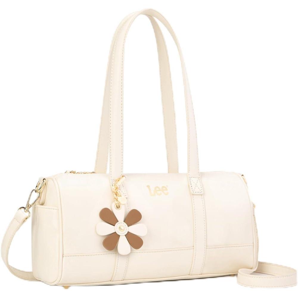 imageMontana West x Lee Shoulder Bag Vintage Womens Shoulder Handbags Satchel Bag for Work Travel Daily UseBeige