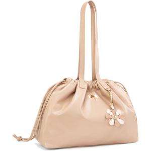 MONTANA WEST x Lee Drawstring Crossbody Bag for Women, PU Leather Small Vintage Dustbag Style Shoulder Bag Purse(Khaki)