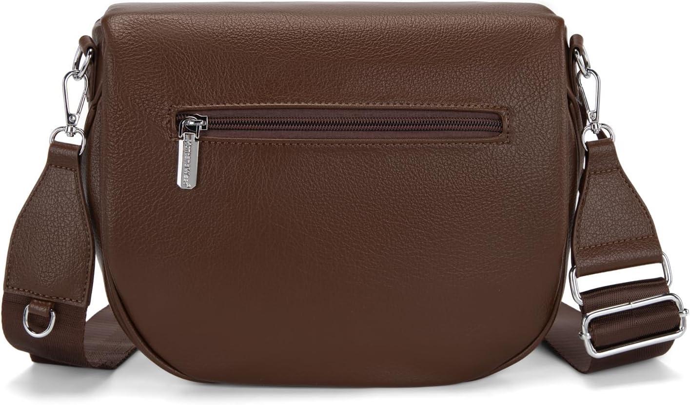 imageMontana West Crossbody Bags for Women Large Bum Bag Sling Belt Purse Fanny Packs with Adjustable Wide Strapchocolate