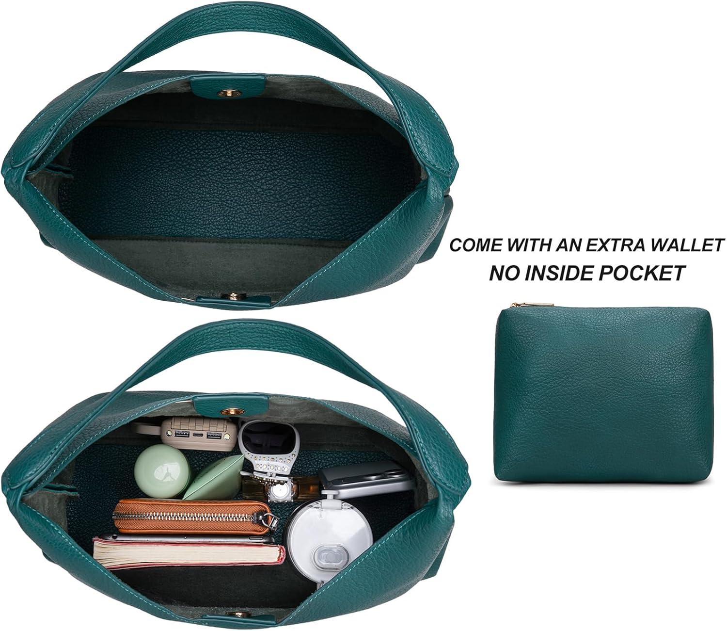 imageMontana West Slouchy Hobo Bag for Women Shoulder Purses and Handbags with ScarfTeal Blue