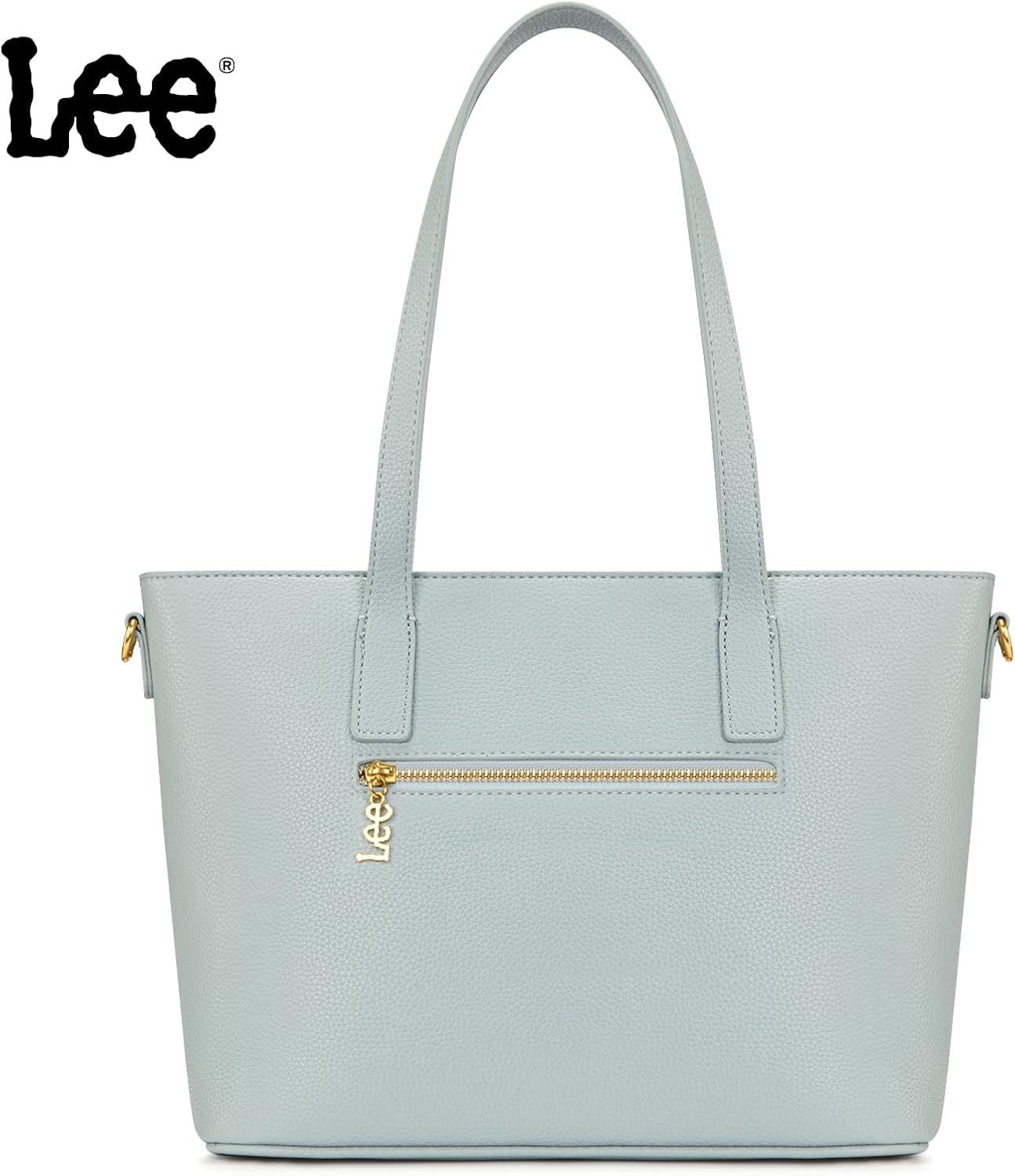 imageLee Large Tote Bag for Women Shoulder Bag Crossbody Satchel Purses Casual Handbag for Work Dating Birthday GiftsJean