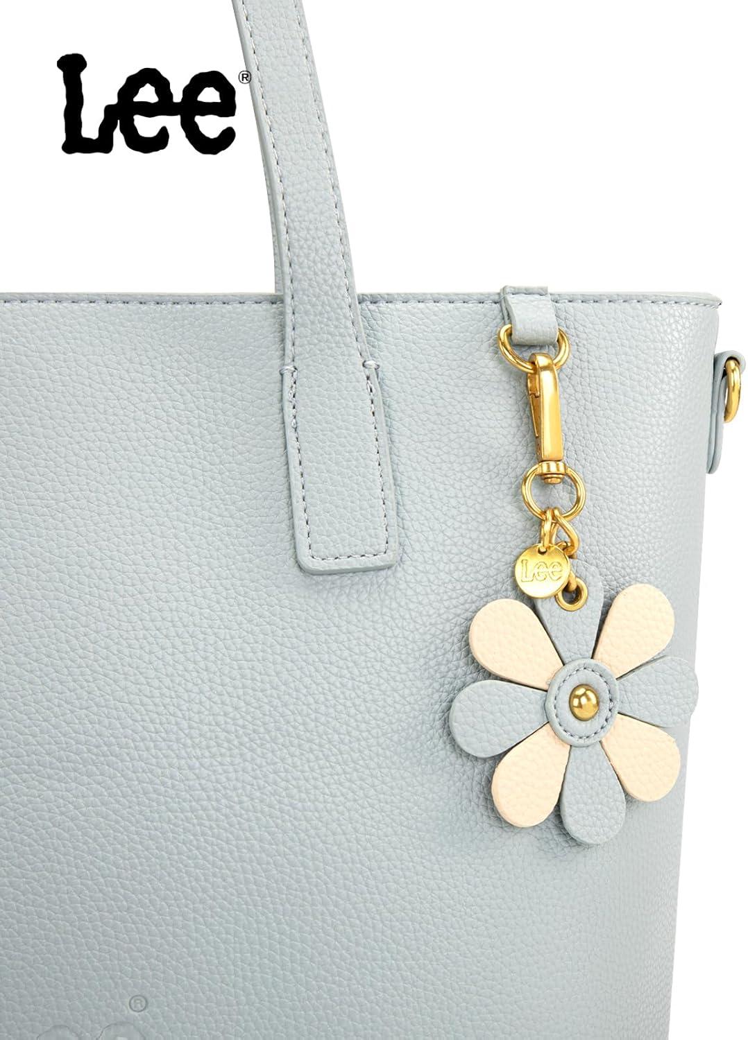 imageLee Large Tote Bag for Women Shoulder Bag Crossbody Satchel Purses Casual Handbag for Work Dating Birthday GiftsJean