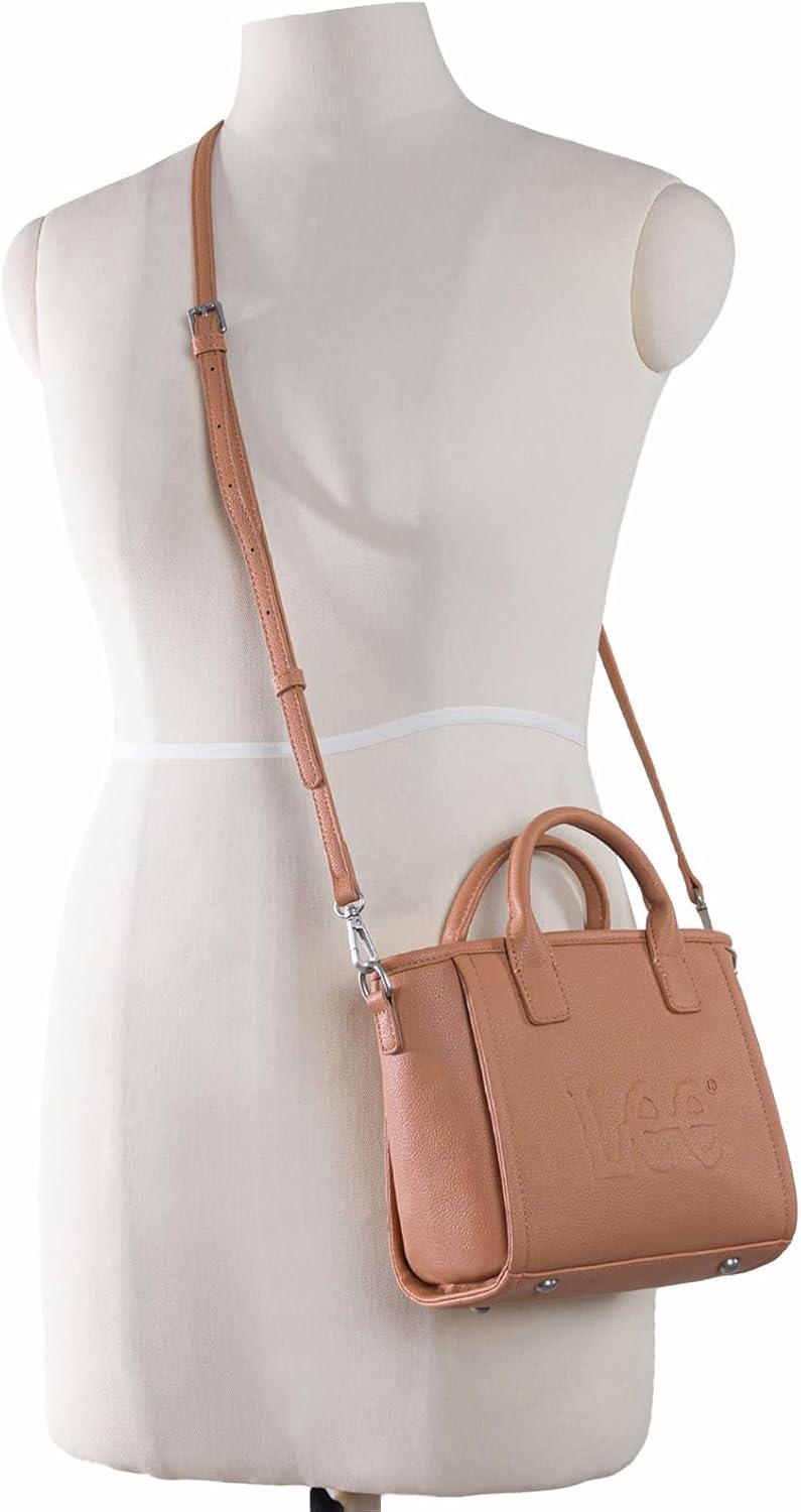 imageMontana West x Lee Small Tote Bag for Women Crossbody Purse amp Handbags with Adjustable StrapPink