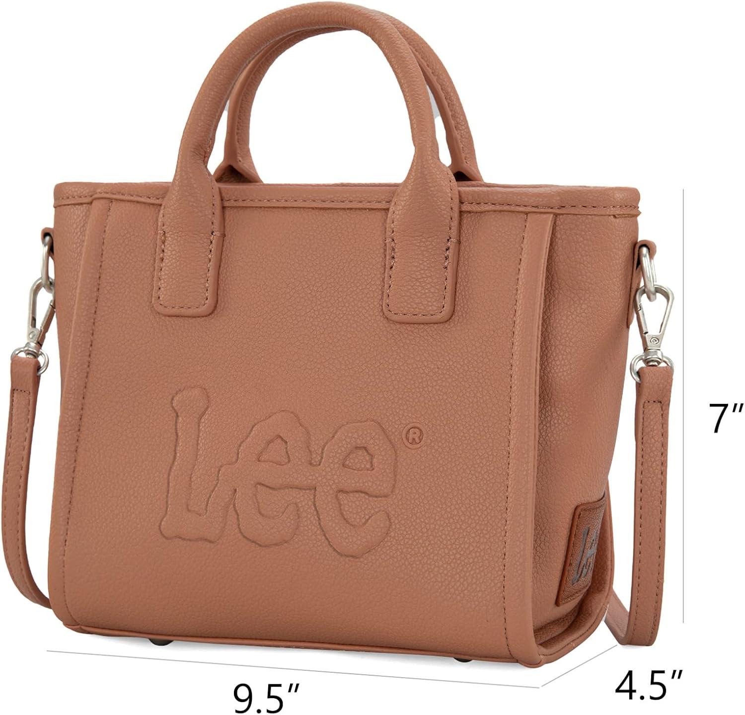 imageMontana West x Lee Small Tote Bag for Women Crossbody Purse amp Handbags with Adjustable StrapPink