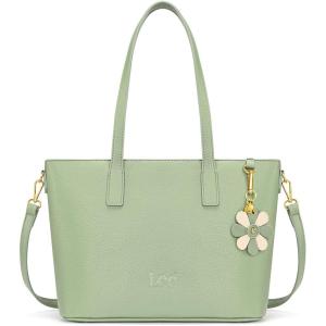 Lee Large Tote Bag for Women Shoulder Bag Crossbody Satchel Purses Casual Handbag for Work Dating Birthday Gifts(Light Green)