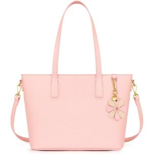Lee Large Tote Bag for Women Shoulder Bag Crossbody Satchel Purses Casual Handbag for Work Dating Birthday Gifts(Pink)
