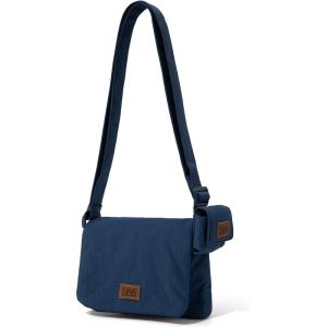 Montana West x Lee Small Crossbody Bags for Women Lightweight Mini Shoulder Bag with Earphone Pouch(Lee-jean Blue)