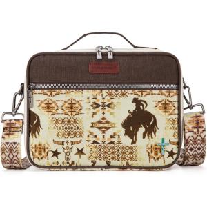 Montana West Bible Covers for Women Men with Leather Bookmark Carrying Book Case Church Bag Outdoor Protective(*Coffee)