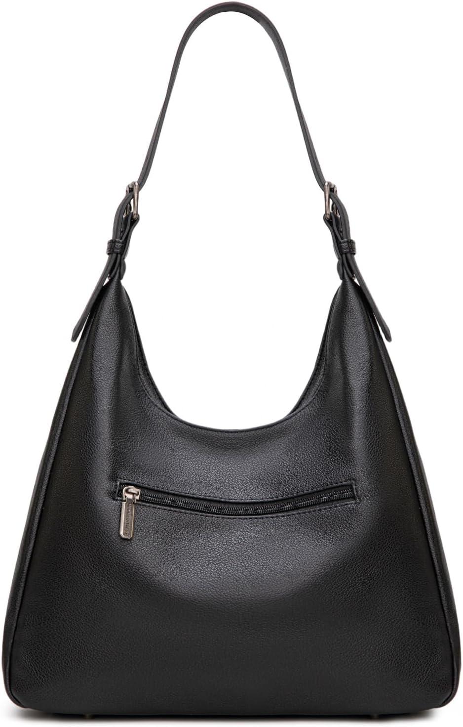 imageMontana West Hobo Bag Purse for Women Slouchy Shoulder Handbags PursesBlack